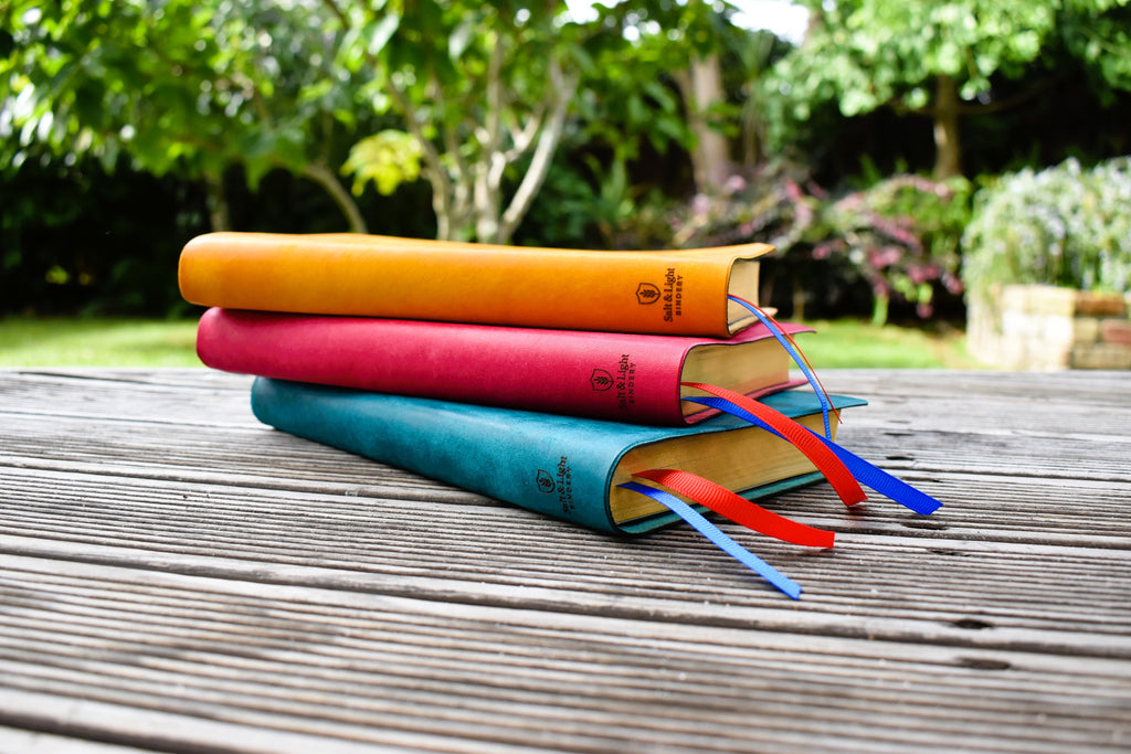 ESV Thinline Bible - Handbound Colour Italian Leather - Fuchsia