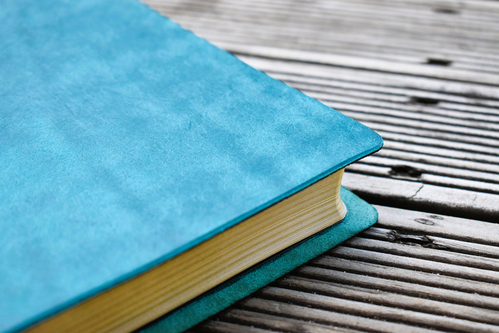 ESV Thinline Bible - Handbound Colour Italian Leather - Cobalt
