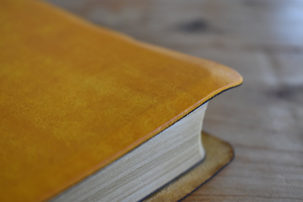 ESV Thinline Bible - Handbound Colour Italian Leather - Burnt Sienna